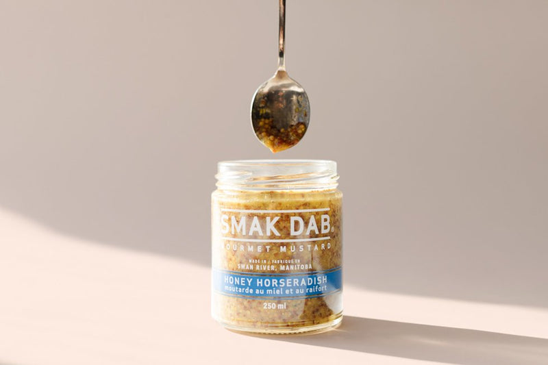 Smak Dab Mustard --Honey Horseradish
