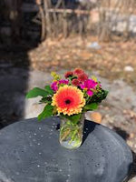 Mini Floral Arrangement Mason Jar