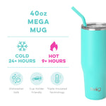 Shimmer Aquamarine Mega Mug 40oz