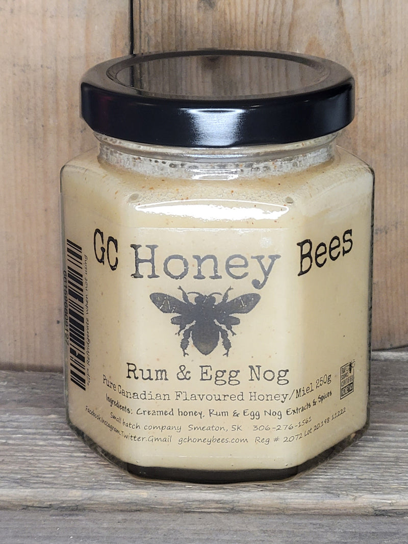 Rum & Egg Nog Honey