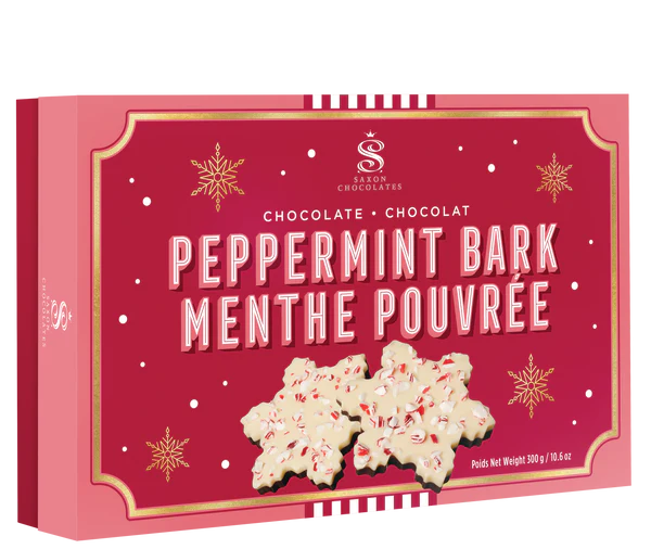 Peppermint Bark Snowflake Box (12 pcs.)