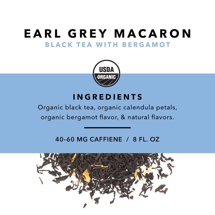 EARL GREY MACARON LOOSE LEAF TEA