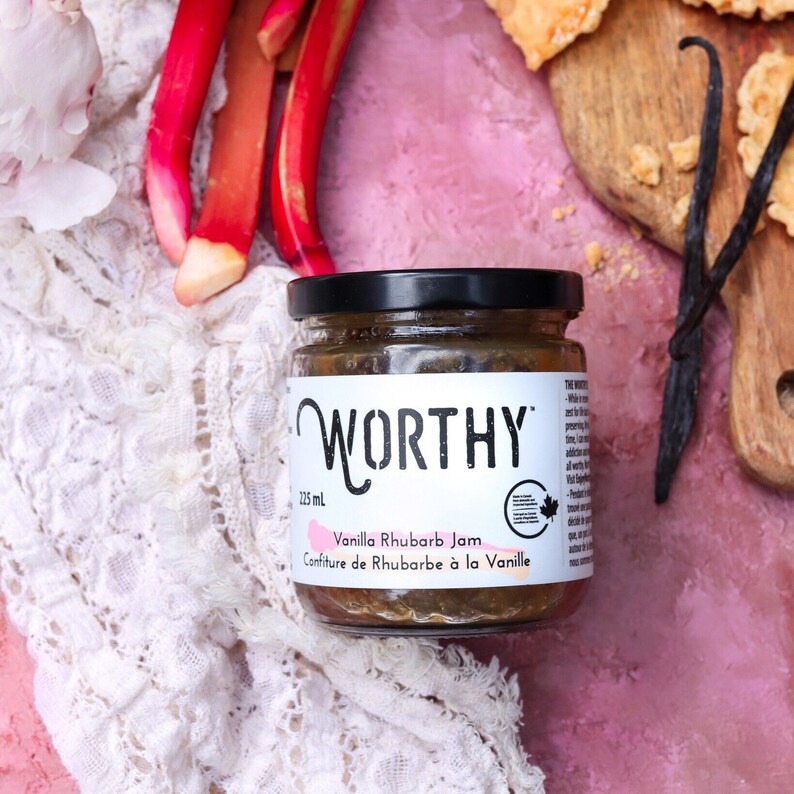 Worthy's Vanilla Rhubarb Jam
